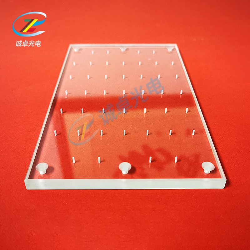鋼化開孔玻璃片